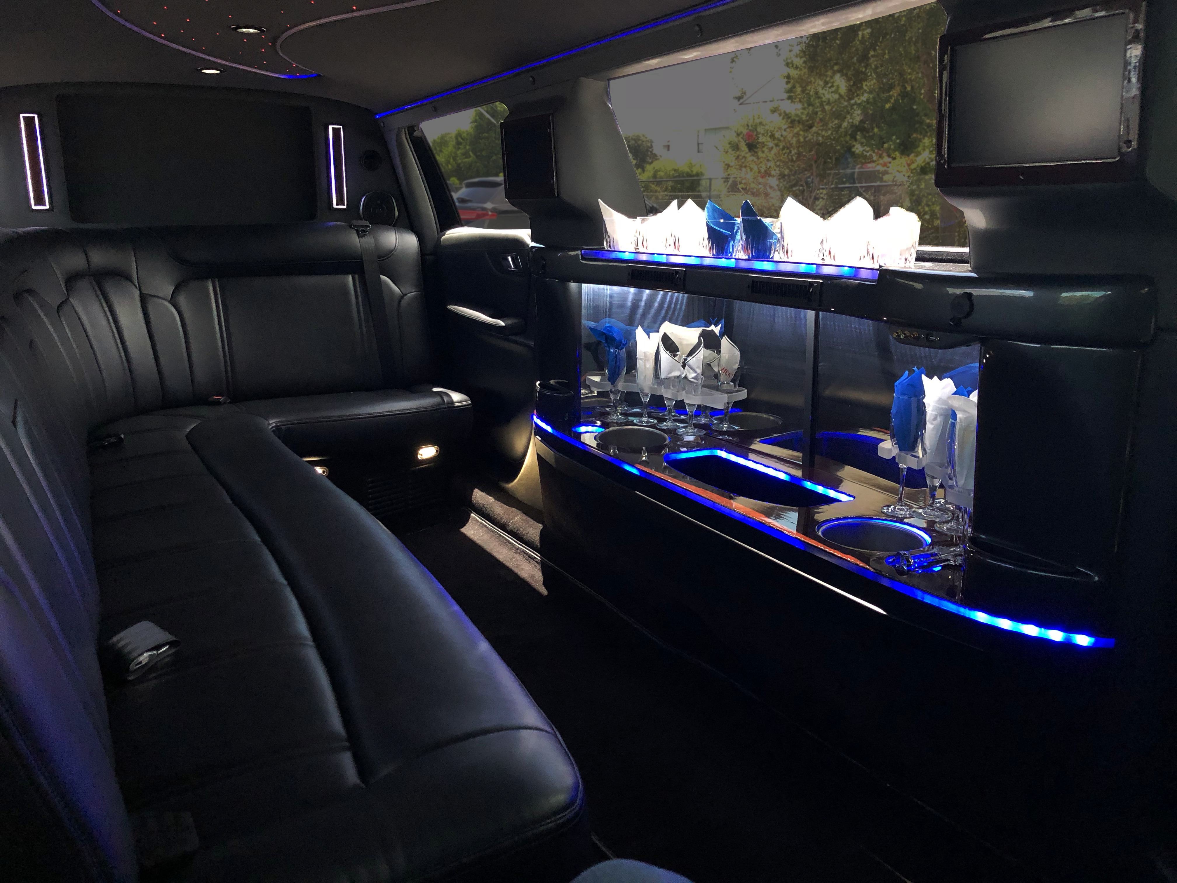 limousine inside